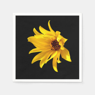 Head of yellow daisy Helenium Paper Napkins