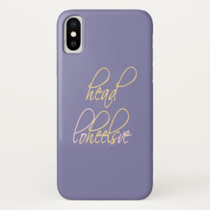 Head over Heels in Love iPhone X Case