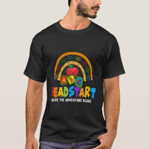 Head St Rainbow Headst Teacher Preschool Education T-Shirt