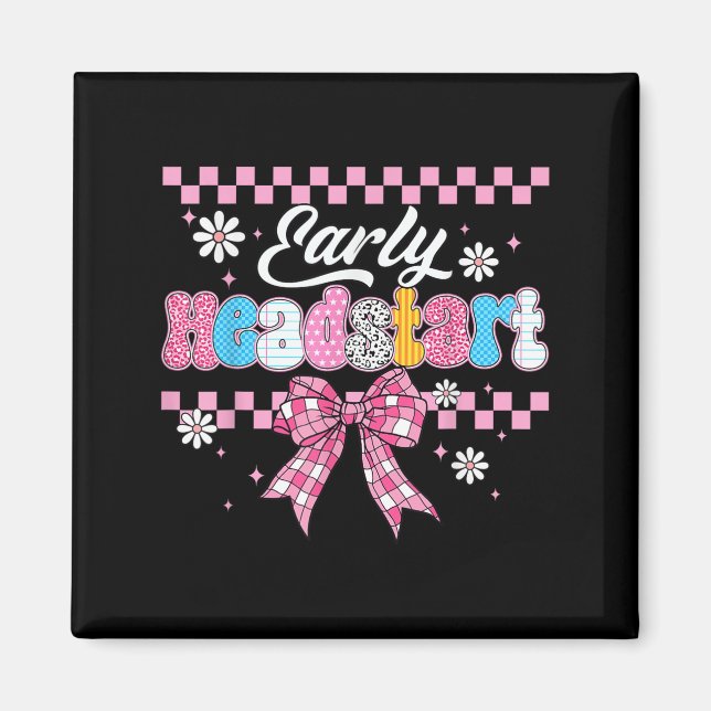 Head Start Teacher Back To School Early Learning M Magnet (Front)