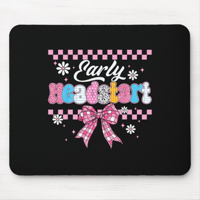 Head Start Teacher Byck To School Early Learning M Mouse Pad (Front)