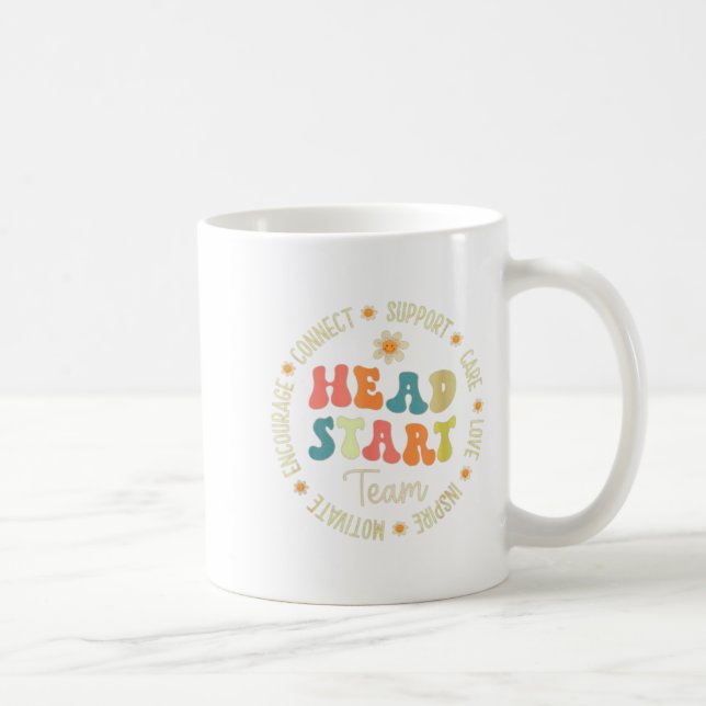 Head Start Team Homeschooling Teacher Back To Scho Coffee Mug (Right)