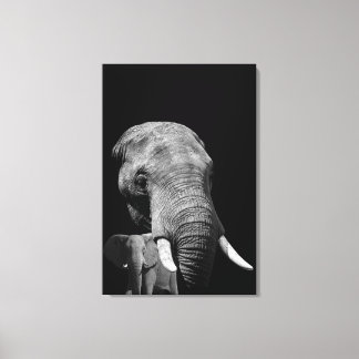Head strong Elephant Canvas Print