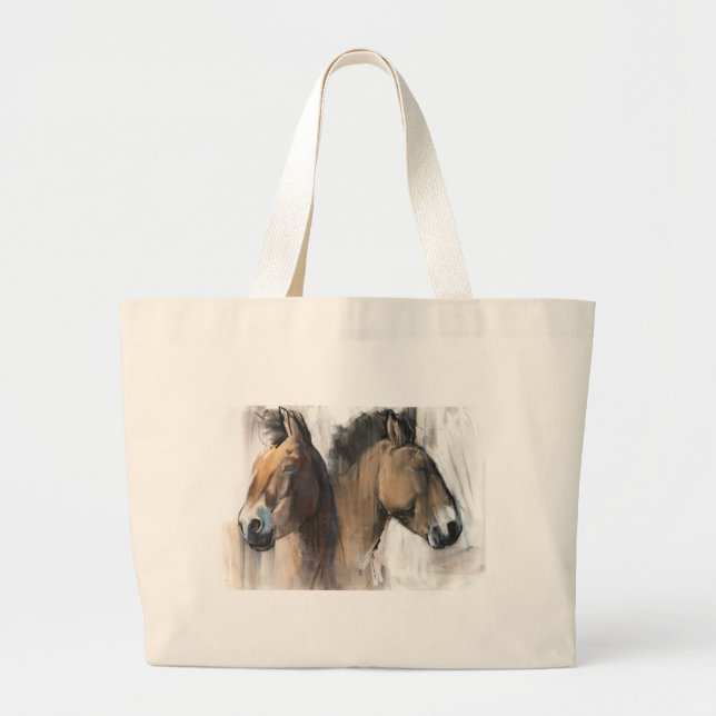 Head Study Large Tote Bag (Front)