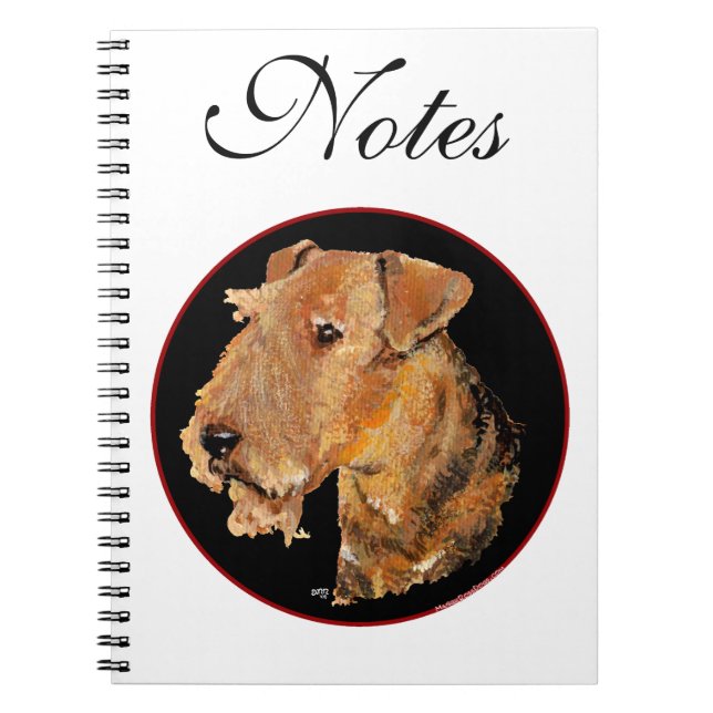 Head Study on Black Notebook (Front)