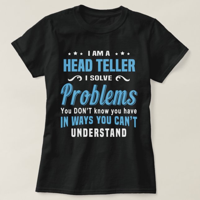 Head Teller T-Shirt (Design Front)