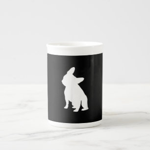 Head Tilt Apparel Frenchie Head Bulldog Lover Gift Bone China Mug