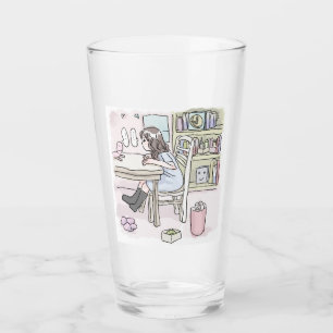 head to a table glass