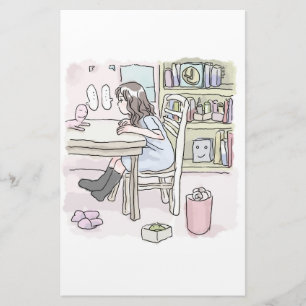 head to a table stationery