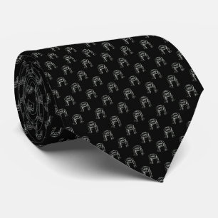 Head Up Butt Pattern Tie