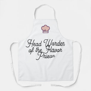 Head Warden of the Flavour Prison Apron