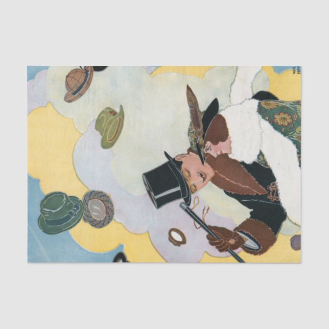 Head winds (1914), Decoupage Tissue Paper (Front)