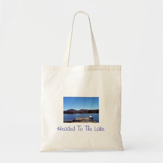 Headed to The Lake Tote Bag (Front)