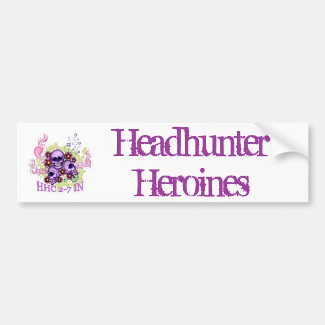HeadhunterHeroines Bumper Sticker (Front)