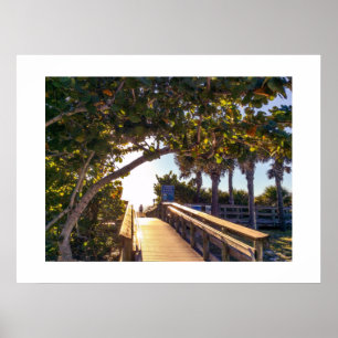 Heading for the Beach Print