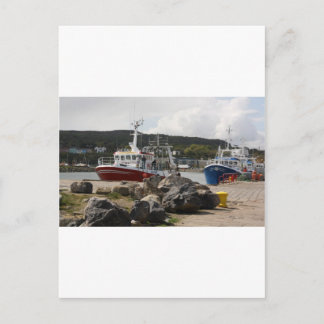 Heading Out to Sea, Howth, Ireland Postcard