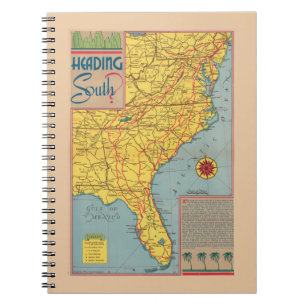 Heading South - East Coast United States Notebook