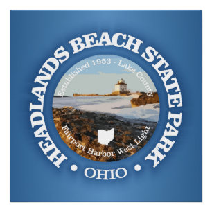 Headlands Beach SP Poster