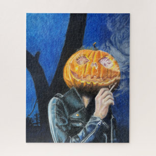 Headless Biker Jigsaw Puzzle