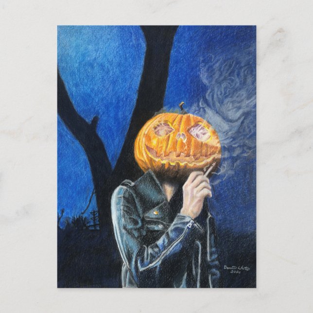 Headless Biker Postcard (Front)