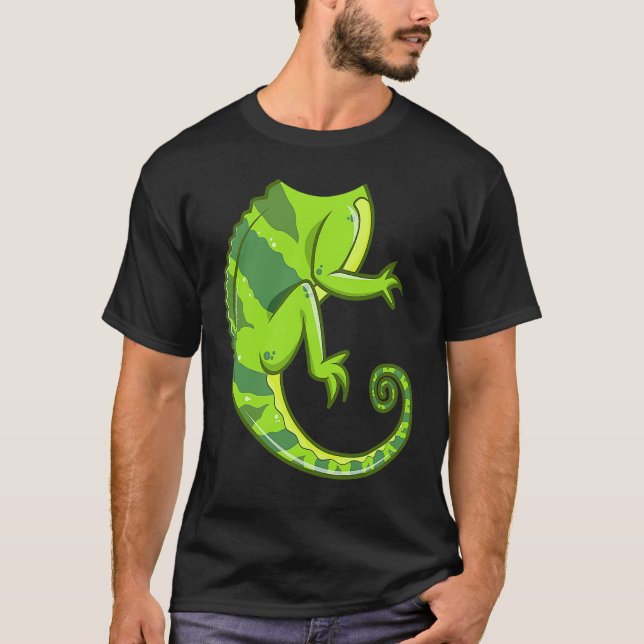 Headless Chameleon Lizard Halloween Costume DIY Ou T-Shirt (Front)