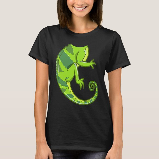 Headless Chameleon Lizard Halloween Costume DIY Ou T-Shirt (Front)