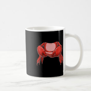 Headless Crab Costume Funny Fishing Crab Lovers Ha Coffee Mug