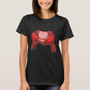 Headless Crab Costume Funny Fishing Crab Lovers Ha T-Shirt