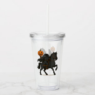 Headless Horseman Halloween/Autumn Acrylic Tumbler