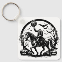 Headless Horseman Halloween Circle Design