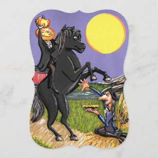 Headless Horseman Ichabod Crane Invitation Bracket