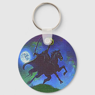 Headless Horseman in the Blue Light Key Ring