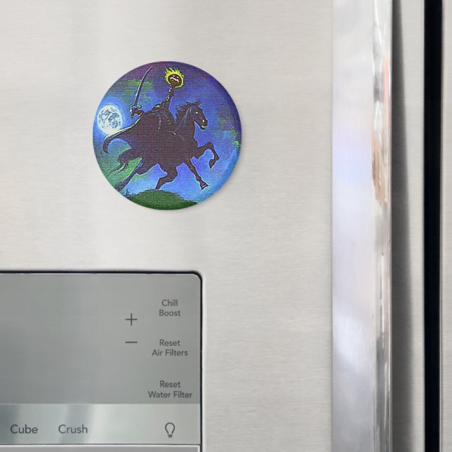 Headless Horseman in the Blue Light Magnet (In Situ (Fridge))