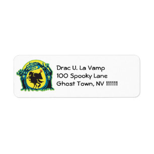 headless horseman return address label