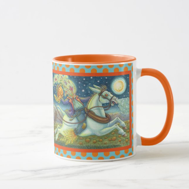 HEADLESS HORSEMAN SCARECROW, HALLOWEEN COMBO MUG (Right)