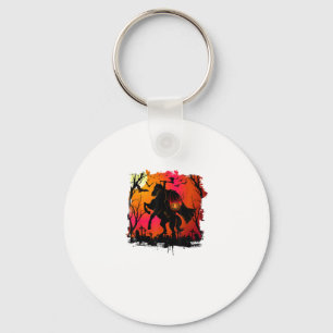 Headless Horseman Shirt Urban Legend Halloween Pum Key Ring