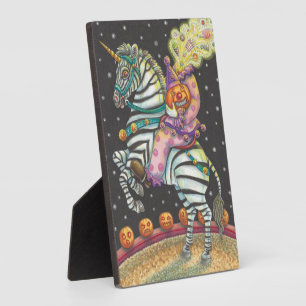 HEADLESS HORSEMAN SLEEPY HOLLOW CIRCUS CLOWN ZEBRA PLAQUE