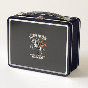 Headless Horseman Sleepy Hollow Halloween T-Shirt Metal Lunch Box