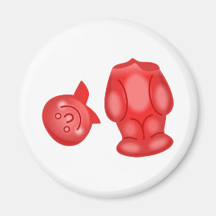 Headless Jelly Baby Magnet