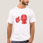 Headless Jelly Baby T-Shirt<br><div class="desc">Cute illustration of a tasty red flavoured jelly baby with it's head bitten off. Image available on various gifts and products.</div>