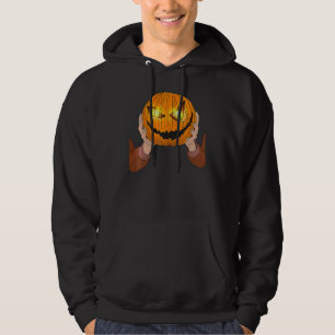 Headless Men Costume Pumpkin Head For Halloween Pa Hoodie