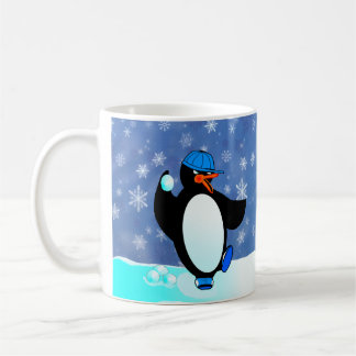 Headless snowman! Naughty penguin! Coffee Mug