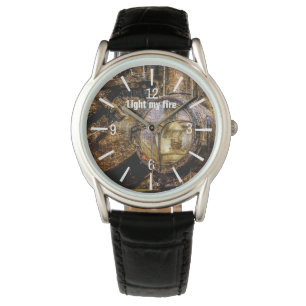 Headlight - Light my fire funny customisable Watch