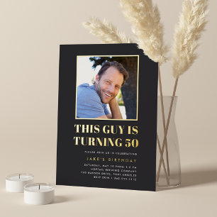 Headline 50th Birthday Party Photo