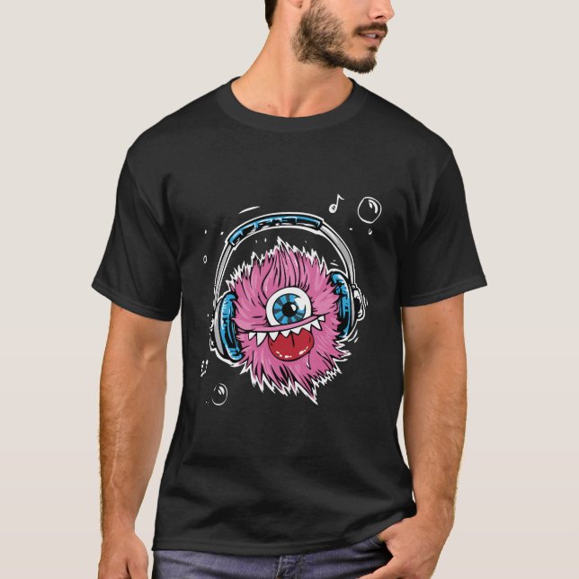 Headphone Monster T-shirt (Front)