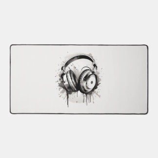Headphones Desk Mat