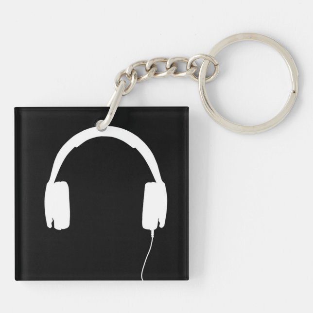 Headphones Key Chain (Back)