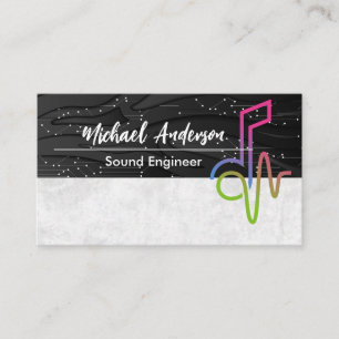 Headphones Logo   Technology Ai Business Card