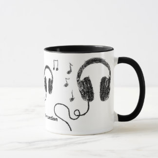 Headphones Music Mug