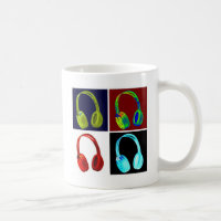 Headphones Pop Art